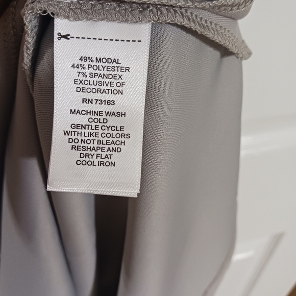 Business casual belted dress grey size small - Picture 7 of 9